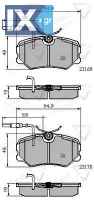 ΣΕΤ ΔΙΣΚΟΦΡΕΝΑ ΕΜΠΡ. CITROEN ADB11098 425107 95666894 E172009 425107 95666894 E172009