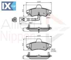 ΣΕΤ ΔΙΣΚΟΦΡΕΝΑ ΟΠΙΣΘ. FORD ADB11235 1088938 1129886 1129986 1204852 1500668 1672939 6669779 6669780 7153477 93BB2008BA 93BB2M008BB XF722200BA XS712M008BC XS712M008BE XS7J2M008BA