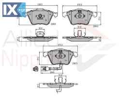 ΣΕΤ ΔΙΣΚΟΦΡΕΝΑ ΕΜΠΡ. AUDI-SEAT-SKODA ADB11628 1K0615105DF 1K0615106DF 1K0698151B 1K0698151B 1K0615105DF 1K0615106DF 1K0698151B 1K0615105DF 1K0615106DF 1K0698151B