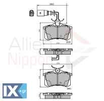 ΣΕΤ ΔΙΣΚΟΦΡΕΝΑ ΟΠΙΣΘ. VW ADB1797 7M3698451 7M3698451B 7M3698451C 7M3698451E 8D0698451A 8D0698451B 7M3698451 7M3698451B 7M3698451C 7M3698451E 8D0698451A 8D0698451B 1133447 1207519 1343513 1345337 YM2J