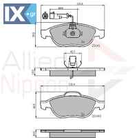 ΣΕΤ ΔΙΣΚΟΦΡΕΝΑ ΕΜΠΡ. ALFA ROMEO -LANCIA ADB1856 77362251 77362327 71713144 9947935 9947936 9948335 9948337 9948887 9951226