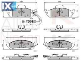 ΣΕΤ ΔΙΣΚΟΦΡΕΝΑ ΕΜΠΡ. MERCEDES ADB1911 41060G490A 5000295329 5000815574 7701203700 1634200020 1634200320 1634201220 4163420032 A1634200020 A1634200320 A1634201220 A4163420032 5001842048