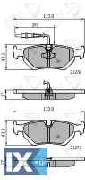 ΣΕΤ ΔΙΣΚΟΦΡΕΝΑ ΟΠΙΣΘ. CITROEN-FIAT ADB21002 425111 425112 425466 425111 425112 425466 9404251248