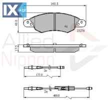 ΣΕΤ ΔΙΣΚΟΦΡΕΝΑ ΕΜΠΡ. CITROEN ADB21119 425214 425287 E172223