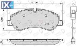 ΣΕΤ ΔΙΣΚΟΦΡΕΝΑ ΕΜΠΡ. FORD ADB22142 1763915 1842632 2162266 2221820 2361234 BK212K021AA JK212K021GA