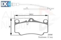 ΣΕΤ ΔΙΣΚΟΦΡΕΝΑ ΕΜΠΡ. PORSCHE ADB26132 99635194911 99635194912