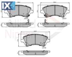 ΣΕΤ ΔΙΣΚΟΦΡΕΝΑ ΕΜΠΡ. TOYOTA ADB31154 0446502061 0446502130 04465YZZDC 446502061 446502130