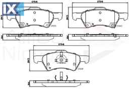 ΣΕΤ ΔΙΣΚΟΦΡΕΝΑ ΕΜΠΡ. CHRYSLER-JEEP ADB31163 05019803AA 5019803AA 5019803AA K05019804AA K05135258AA 5019803AA