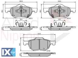 ΣΕΤ ΔΙΣΚΟΦΡΕΝΑ ΕΜΠΡ. HONDA ADB31195 45022SEAE01 45022SEAEZ1