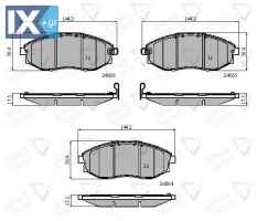 ΣΕΤ ΔΙΣΚΟΦΡΕΝΑ ΕΜΠΡ. CHEVROLET ADB31585 96475027