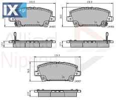 ΣΕΤ ΔΙΣΚΟΦΡΕΝΑ ΕΜΠΡ. HONDA ADB31586 45022SMGE00 45022SMGE01 45022SMGE50 45022SMGE51 45022SNCE00