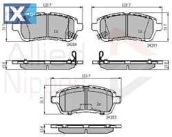 ΣΕΤ ΔΙΣΚΟΦΡΕΝΑ ΕΜΠΡ. SUZUKI-MAZDA-DAIHAT ADB31620 MB597721 DFY13328Z DFY1338Z DFY1338ZA 5581052R50 5581068L00 5581068L00000 5581068L50 5581068R10 5581071L51 55810M69P50 04465B1320 04465B1120 04465B11