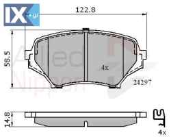 ΣΕΤ ΔΙΣΚΟΦΡΕΝΑ ΕΜΠΡ. MAZDA ADB31631 N0Y73328Z N0Y7338Z N0Y93323Z N0Y9333Z NF7Y3323Z NF7Y333Z NFY73323Z NFY73323ZA NFY73323ZB NFY73328Z NFY73328ZA NFY73328ZB NFY73328ZC NFY7333Z NFY7333ZA NFY7333ZB NF