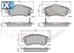 ΣΕΤ ΔΙΣΚΟΦΡΕΝΑ ΕΜΠΡ. HONDA ADB31705 45022SWWG00 45022SWWG01 45022SWWG02 45022T1EG00