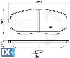 ΣΕΤ ΔΙΣΚΟΦΡΕΝΑ ΕΜΠΡ. MAZDA ADB31724 4605B541 L2Y63328Z L2Y63329Z EHY2338Z EHY4338Z EHY5338ZA EHY5338ZB L2Y63323Z L2Y63328Z L2Y6333Z L2Y6338Z 7T432001AA 7T4Z2001A 7T4Z2V001AA 7U2J2C452AA 8T432200BA 8T