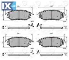 ΣΕΤ ΔΙΣΚΟΦΡΕΝΑ ΕΜΠΡ. SUBARU ADB31762 26296AG000 26296AG020 26296AG030 26296AG050 26296AJ000 26296AJ001 26296AL020 26296XA000 26296XA010 29296AG051