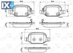 ΣΕΤ ΔΙΣΚΟΦΡΕΝΑ ΟΠΙΣΘ. FIAT ADB32139 77366456 77366457