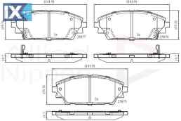 ΣΕΤ ΔΙΣΚΟΦΡΕΝΑ ΕΜΠΡ. MAZDA ADB32242 BHY13328ZA BHY1338ZA