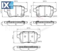 ΣΕΤ ΔΙΣΚΟΦΡΕΝΑ ΟΠΙΣΘ.OPEL ADB32299 1605285 95517078 1605285 95517078