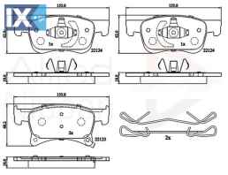 ΣΕΤ ΔΙΣΚΟΦΡΕΝΑ ΕΜΠΡ.OPEL ADB32300 1605281 39122150 95517029 95524973 1605281 95517029