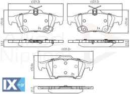 ΣΕΤ ΔΙΣΚΟΦΡΕΝΑ ΟΠΙΣΘ. FORD - VOLVO ADB32397 1683374 1809458 1936698 2019129 5134101 CV6Z2200A G1FY2M008AC