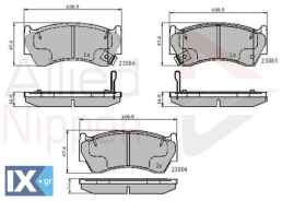 ΣΕΤ ΔΙΣΚΟΦΡΕΝΑ ΕΜΠΡ. NISSAN ADB3449 410601N060 410601N090 410601N890 D10601N090