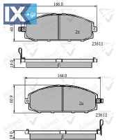 ΣΕΤ ΔΙΣΚΟΦΡΕΝΑ ΕΜΠΡ. NISSAN ADB3777 41060VB290 41060VB291 41060VC091 41060VC290 41060VC291 D1060VC091