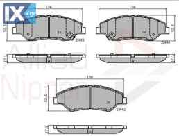 ΣΕΤ ΔΙΣΚΟΦΡΕΝΑ ΕΜΠΡ. KIA ADB3843 0K0453323Z