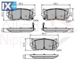 ΣΕΤ ΔΙΣΚΟΦΡΕΝΑ ΟΠΙΣΘ. KIA ADB3906 0K2FC2628Z 0K2FC2628Z 0K9A02628Z