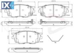 ΣΕΤ ΔΙΣΚΟΦΡΕΝΑ ΕΜΠΡ. MAZDA ADB3948 G2YD3328Z GJYA3328ZA GJYA3329ZA GJYA3329ZB G2YD3323Z G2YD333Z GJYA3323ZB GJYA3323ZC GJYA3323ZD GJYA333ZA GJYA333ZB GJYA333ZC GJYA333ZD GJYB3323ZB GJYB3323ZC GJYB332