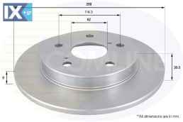 ΕΠΙΧΡΙΣΜΕΝΗ ΔΙΣΚΟΠΛΑΚΑ ΟΠΙΣΘ. TOYOTA ADC01145 4243112260