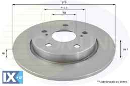 ΕΠΙΧΡΙΣΜΕΝΗ ΔΙΣΚΟΠΛΑΚΑ ΟΠΙΣΘ. TOYOTA ADC01146 4243102170 4243102180 4243112280