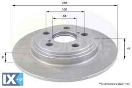 ΔΙΣΚΟΠΛΑΚΑ ΟΠΙΣΘ. TOYOTA ADC01156 4243152150