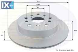 ΕΠΙΧΡΙΣΜΕΝΗ ΔΙΣΚΟΠΛΑΚΑ ΟΠΙΣΘ. LEXUS ADC01160V 4243150060 4243150080 4243150060