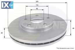 ΔΙΣΚΟΠΛΑΚΑ ΕΜΠΡΟΣΘ.TOYOTA ADC0150V 4351217090