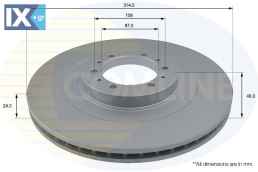 ΕΠΙΧΡΙΣΜΕΝΗ ΔΙΣΚΟΠΛΑΚΑ ΕΜΠΡΟΣΘ.MITSUBISH ADC0346V MB699716