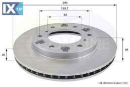 ΕΠΙΧΡΙΣΜΕΝΗ ΔΙΣΚΟΠΛΑΚΑ ΕΜΠΡΟΣΘ.MITSUBISH ADC0359V MR407116 MR407289