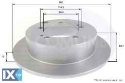 ΔΙΣΚΟΠΛΑΚΑ ΟΠΙΣΘ. MITSUBISHI ADC0371 MB895200 MB928716