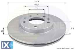 ΕΠΙΧΡΙΣΜΕΝΗ ΔΙΣΚΟΠΛΑΚΑ ΕΜΠΡΟΣΘ.MAZDA ADC0443V G25Y335XA GF3Y335X GF3Y335XA