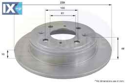 ΕΠΙΧΡΙΣΜΕΝΗ ΔΙΣΚΟΠΛΑΚΑ ΟΠΙΣΘ. HONDA ADC0518 42510SE0000 42510SE0010 42510SH3000 42510SH3G00 42510SK3305 42510SK3E00 42510SK7A00 EGP1254 GBD90817