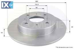 ΔΙΣΚΟΠΛΑΚΑ ΟΠΙΣΘ. HONDA ADC0520 42510SG9000 42510SG9010 42510SG9000 CLP3758 GBD90802 GBD90834