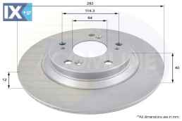 ΔΙΣΚΟΠΛΑΚΑ ΟΠΙΣΘ. HONDA ADC0548 42510S2A000