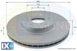 ΕΠΙΧΡΙΣΜΕΝΗ ΔΙΣΚΟΠΛΑΚΑ ΕΜΠΡΟΣΘ.HONDA ADC0552V 45251SEA300 45251SEAE30