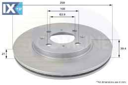 ΔΙΣΚΟΠΛΑΚΑ ΕΜΠΡΟΣΘ.HONDA ADC0557V 45251SAAG50