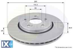 ΕΠΙΧΡΙΣΜΕΝΗ ΔΙΣΚΟΠΛΑΚΑ ΕΜΠΡΟΣΘ.HONDA ADC0560V 45251SWAA00 45251SWWG01