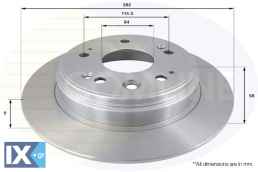 ΔΙΣΚΟΠΛΑΚΑ ΟΠΙΣΘ. HONDA ADC0562 42510S9A000 42510S9AN00 42510SCAE00 42510SMCN00 42510SMCN01