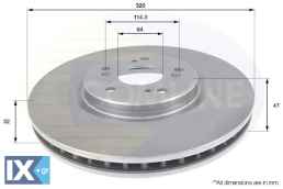 ΕΠΙΧΡΙΣΜΕΝΗ ΔΙΣΚΟΠΛΑΚΑ ΕΜΠΡΟΣΘ. HONDA ADC0566V 45251TL0G50 45251TL0G51