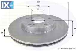 ΔΙΣΚΟΠΛΑΚΑ ΕΜΠΡΟΣΘ.HONDA ADC0574V 45251SDCA00 45251TA0A00 45251TA0A01