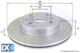 ΔΙΣΚΟΠΛΑΚΑ ΕΜΠΡΟΣΘ.DAIHATSU ADC0616V 4351297402 4351297402000 43512B1110