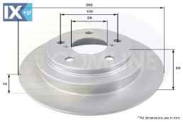 ΔΙΣΚΟΠΛΑΚΑ ΟΠΙΣΘ. SUBARU ADC0809 26310AA040 26310AA050 26310AA051 26310AA081 26700FE010 26700FE030 26700FE080 26710AC020 26710FA130